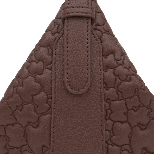 תיק צד TOUS Puffy Bear בגודל בינוני ובצבע חום