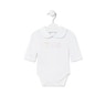 Baby bodysuit in plain white