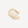 Gold, white gold and diamond three strip Earcuff TOUS ATELIER