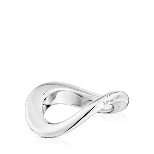 Anillo pequeño de plata Galia Basics