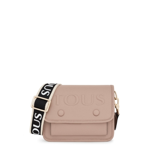 Small taupe TOUS La Rue Audree Crossbody Bag | TOUS