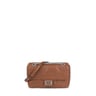 Small brown Kaos Dream Crossbody bag with a flap