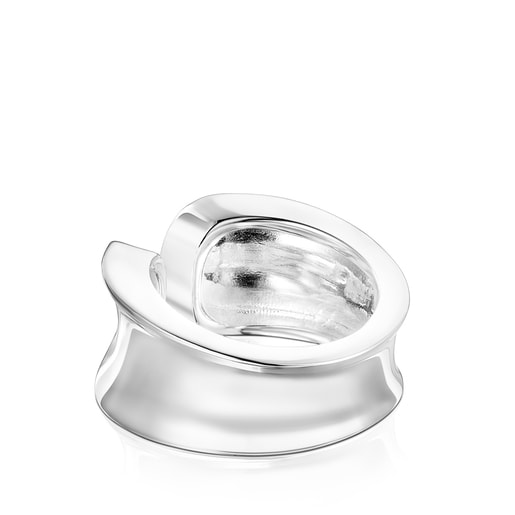 Smooth Silver TOUS Basics Open ring