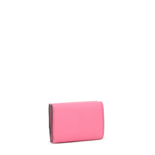 Malá růžová peněženka na mince s chlopní TOUS Funny
