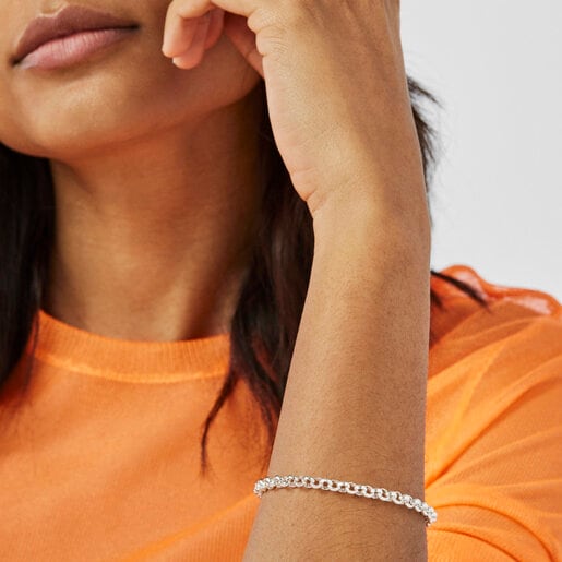 シルバーのブレスレット TOUS Basics