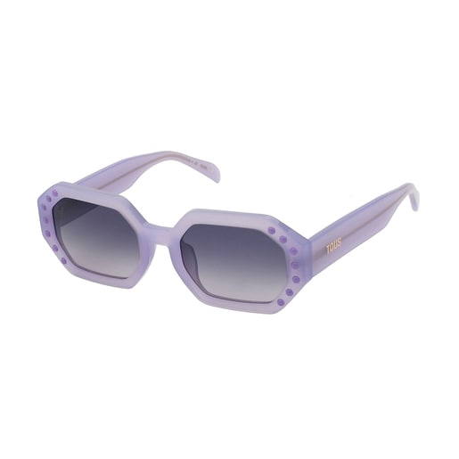 Lilac-colored Sunglasses Geometric