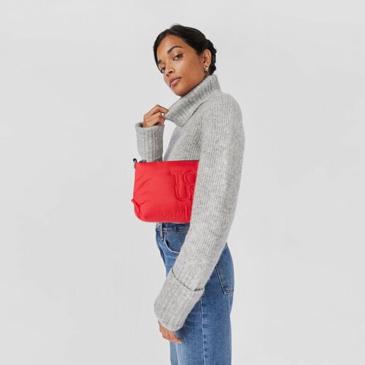 コーラルカラーのクロスボディバッグ TOUS Balloon Soft