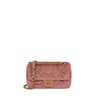 Medium pink Kaos Dream Velvet Crossbody bag with flap