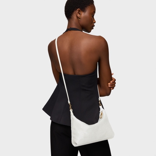 Mini bandolera marfil TOUS Hold