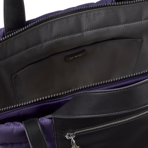 Sac cabas TOUS Empire Padded grand violet