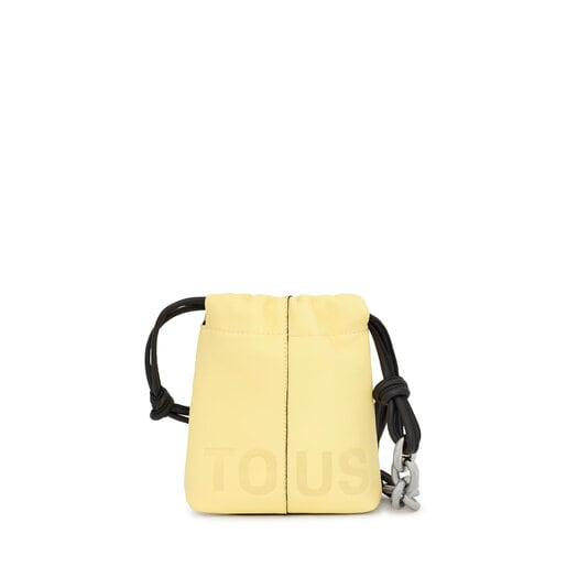 Mini sac en cuir jaune TOUS Cloud