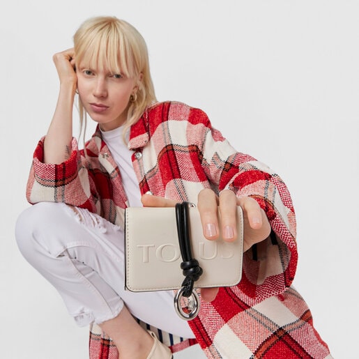 ארנק נשים TOUS Cloud בצבע בז'