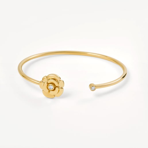 Pulsera esclava de oro con diamantes TOUS ATELIER