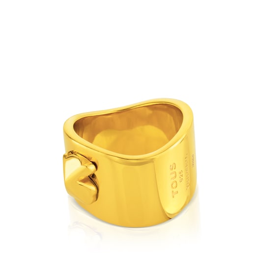 Anillo Rolling con baño de oro 18 kt sobre plata