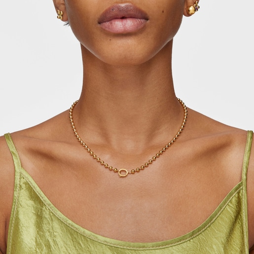 18 kt gold-plated silver Chain necklace Sugar Party