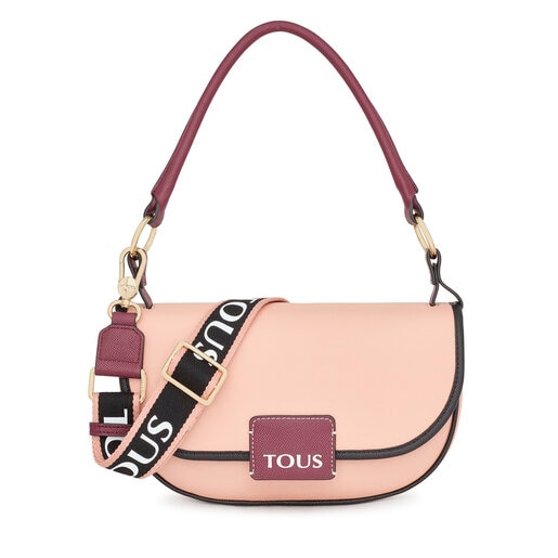 Pink TOUS Half-moon Baguette crossbody bag