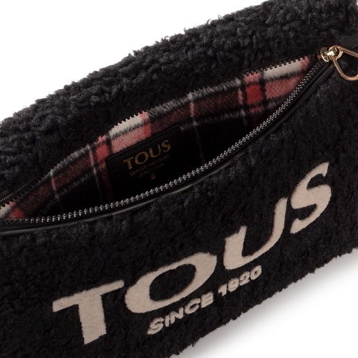 Черный клатч Amaya Warm