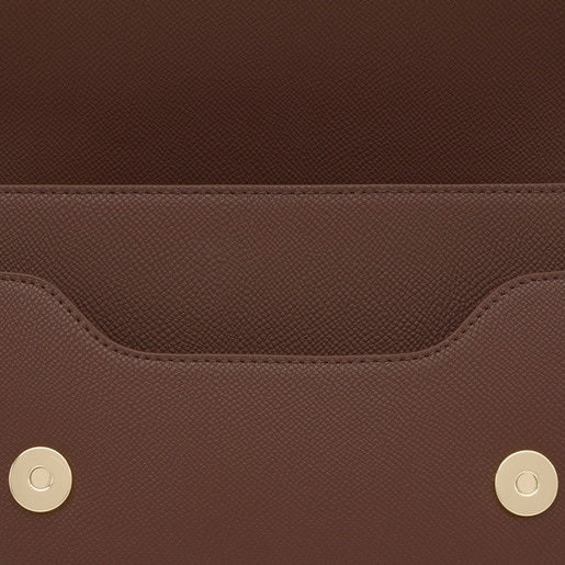 Medium brown Crossbody bag TOUS Audree Studs