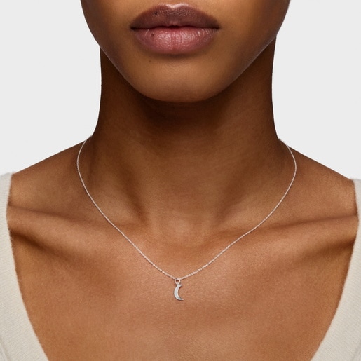 Collar corto luna de plata TOUS Motivos