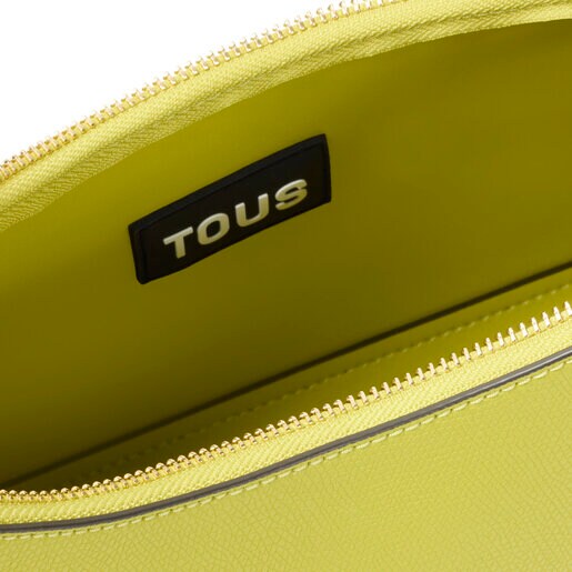 Lime green TOUS Sylvia Baguette crossbody bag TOUS