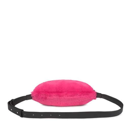 Sac banane Amaya Fur fuchsia