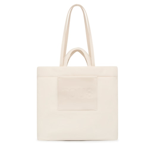 Sac shopping TOUS Marina beige