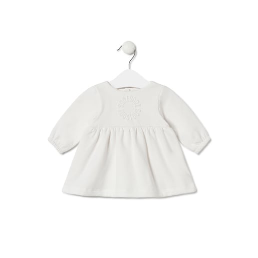 Baby girls dress in Trend ecru