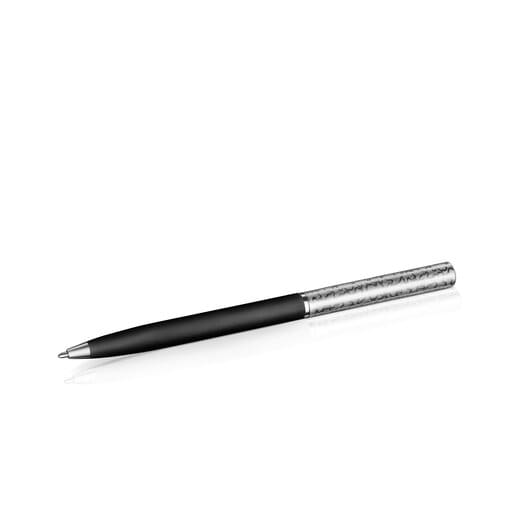 Steel TOUS Kaos Ballpoint pen lacquered in black | TOUS