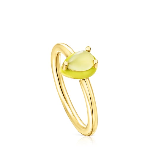 Ring TOUS Vibrant Colors mit Chalcedon und Emaille