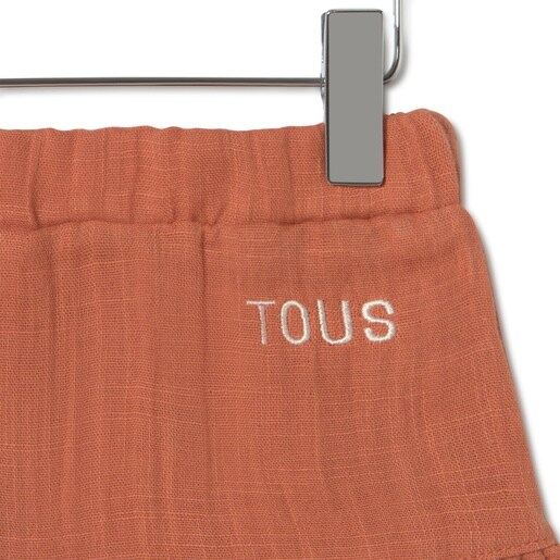 Baby girls outfit in Classic brick red