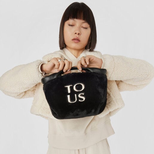 Small black TOUS Balloon Wild Tote bag