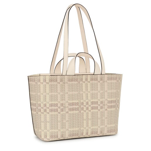 Medium beige TOUS Cecilia Tote bag | TOUS