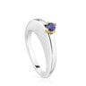 Anillo grande bicolor oval y iolita My Other Half