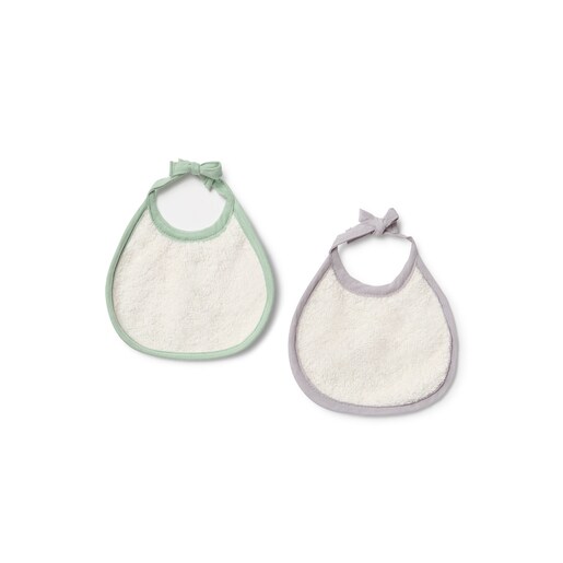 Set of baby bibs in Illusion mist