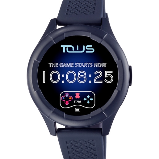 Montre Smarteen Connect Sport avec bracelet en silicone bleu