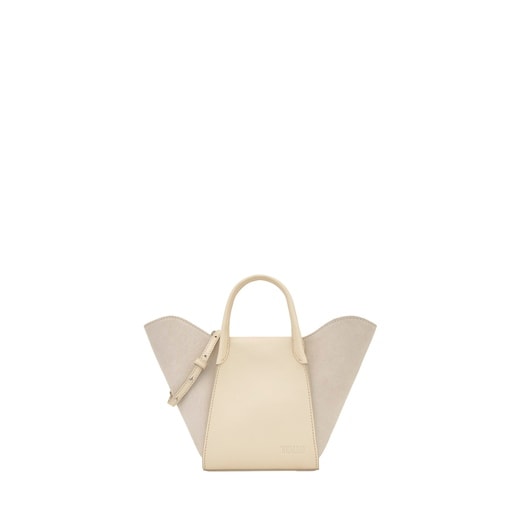 Small beige Tote bag TOUS Tulip