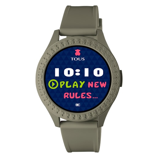 Smarteen Connect Watch with black silicone strap | TOUS