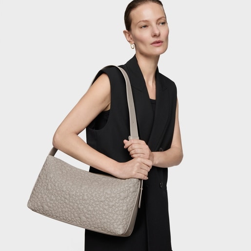 Sac à bandoulière taupe TOUS Puffy Bear