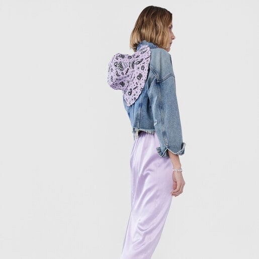 モーブカラーのハット TOUS Gems Band