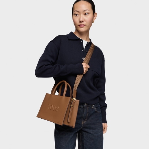 Shopper camel moyen TOUS Brenda