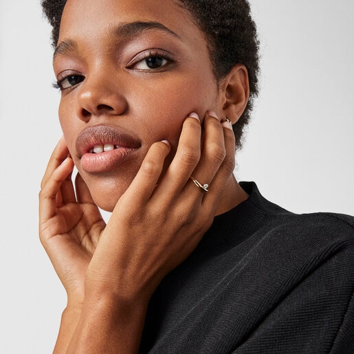 Anillo de oro y diamante Hav