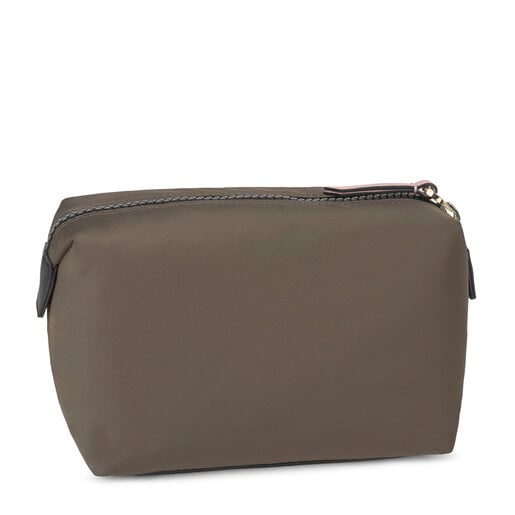 ポーチ  Shelby    L ナイロン カーキー