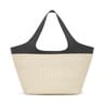 Cabas noir et beige grand TOUS Lirio Canvas