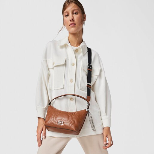 Bolso de hombro Kaos Dream marrón