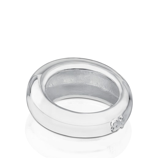 Silver TOUS Warm Ring 1cm