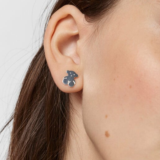 ピアス Sweet Dolls くま　11mm　シルバー925