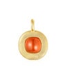 Silver vermeil Nattfall Pendant with carnelian