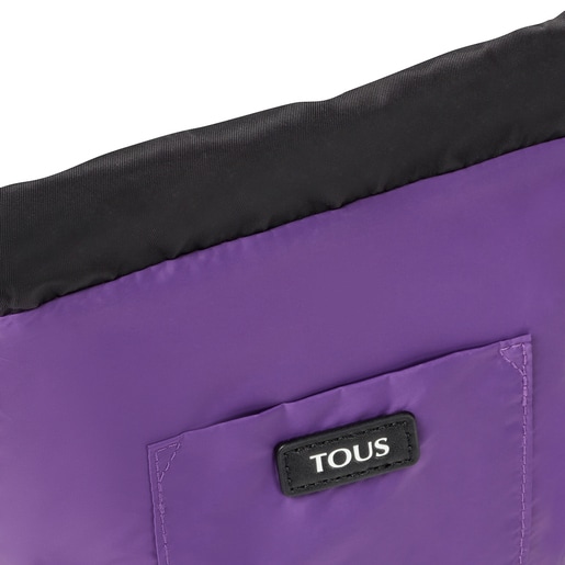 ブラック＆ホワイトのミニバッグ TOUS Empire Fur