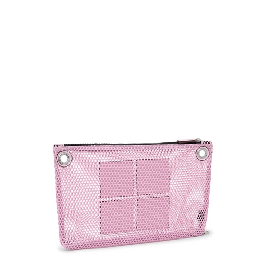 モーブカラーのクロスボディバッグ TOUS Net