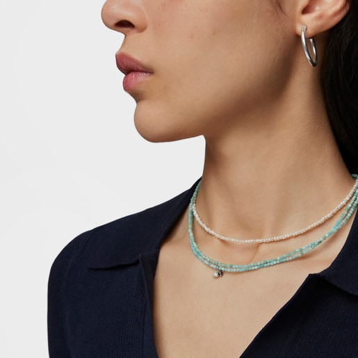 Necklace with amazonite TOUS Camille